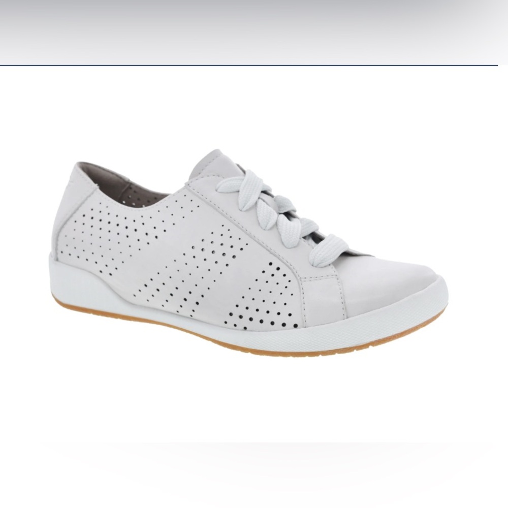 New Dansko Orli Leather Perforated Sneakers